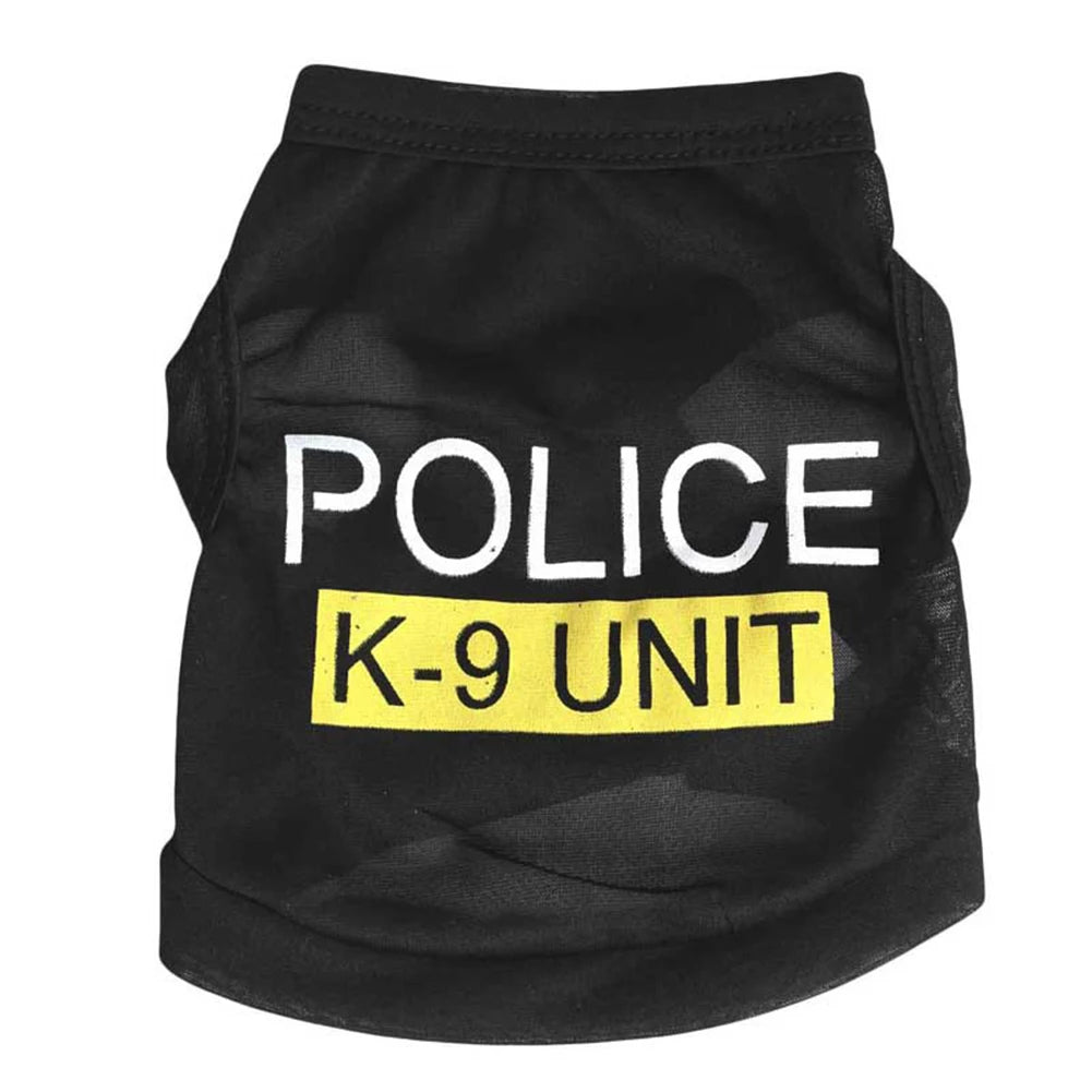 Police Suit Cosplay Dog Clothes