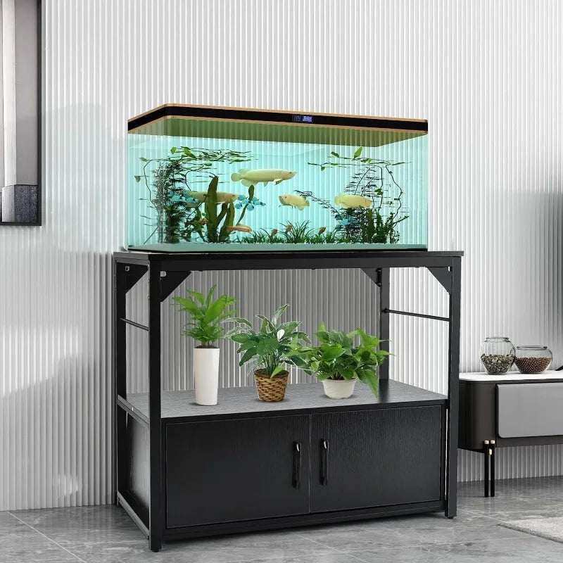 Aquarium Stand with Storage Cabinet