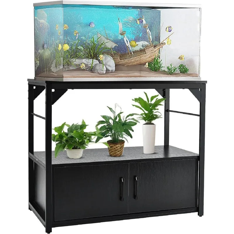 Aquarium Stand with Storage Cabinet