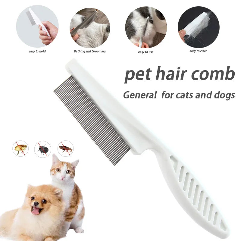 Stainless Steel Flea Hair Shedding Comb