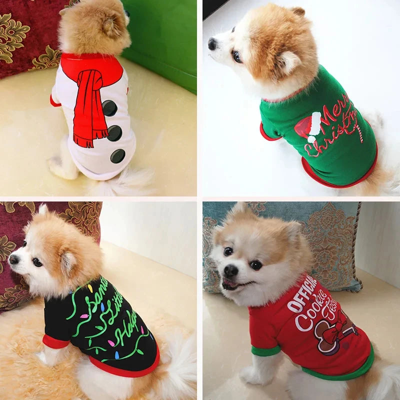 Christmas & New Year Dogs Costume