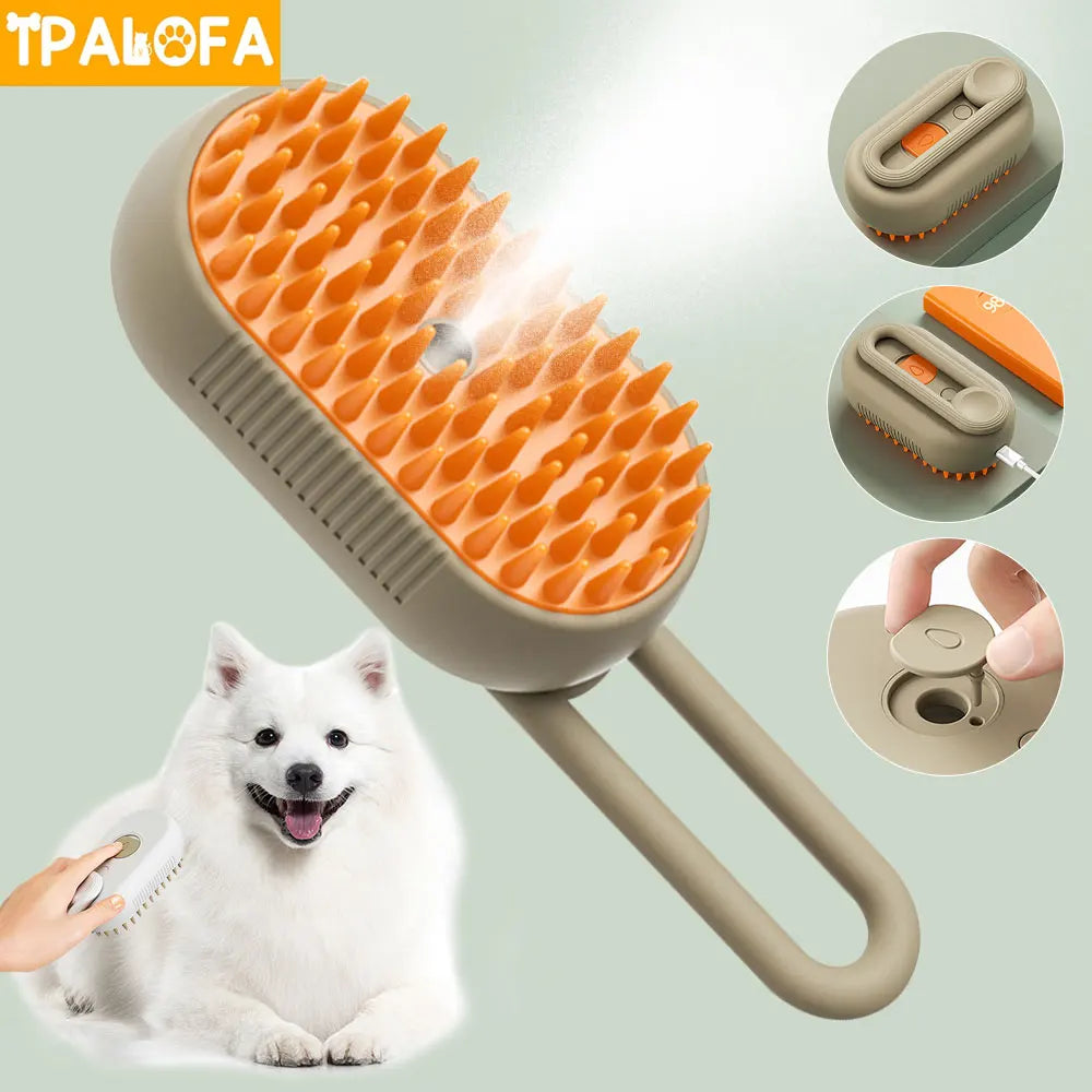 Electric Spray Pet Steam Brush