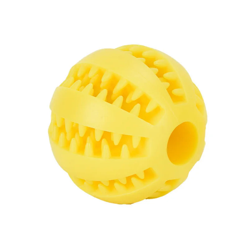 Interactive Rubber Chew & Treat Feeder Ball