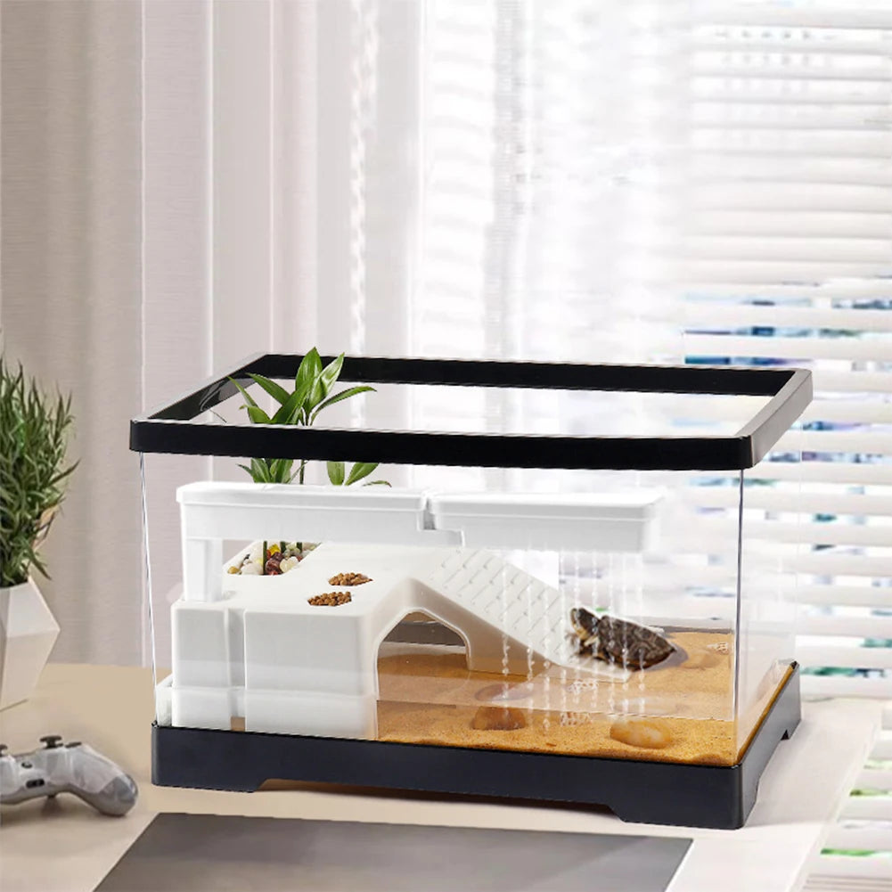 Transparent Turtle Tank Aquarium Fish Tank