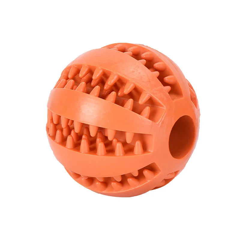 Interactive Rubber Chew & Treat Feeder Ball