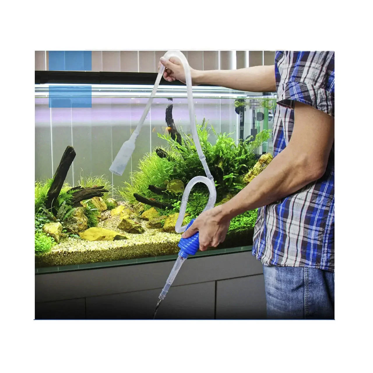 Semi-Automatic Aquarium Clean Vacuum