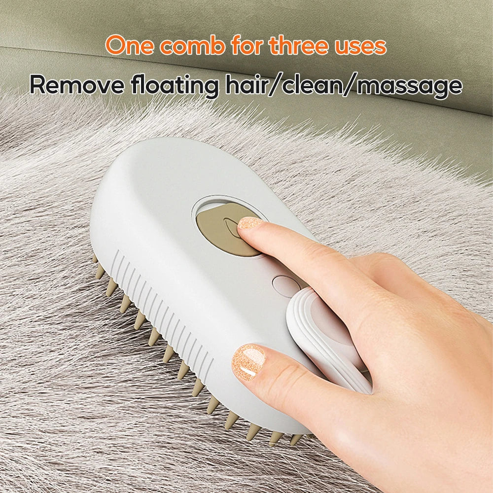 Electric Spray Pet Steam Brush