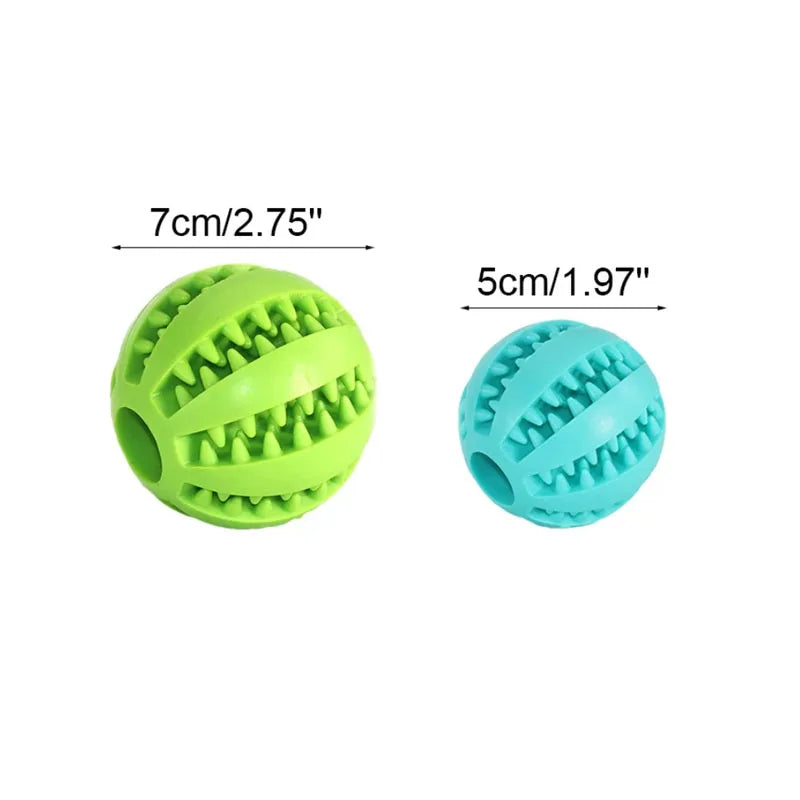 Interactive Dog Toy Rubber Balls