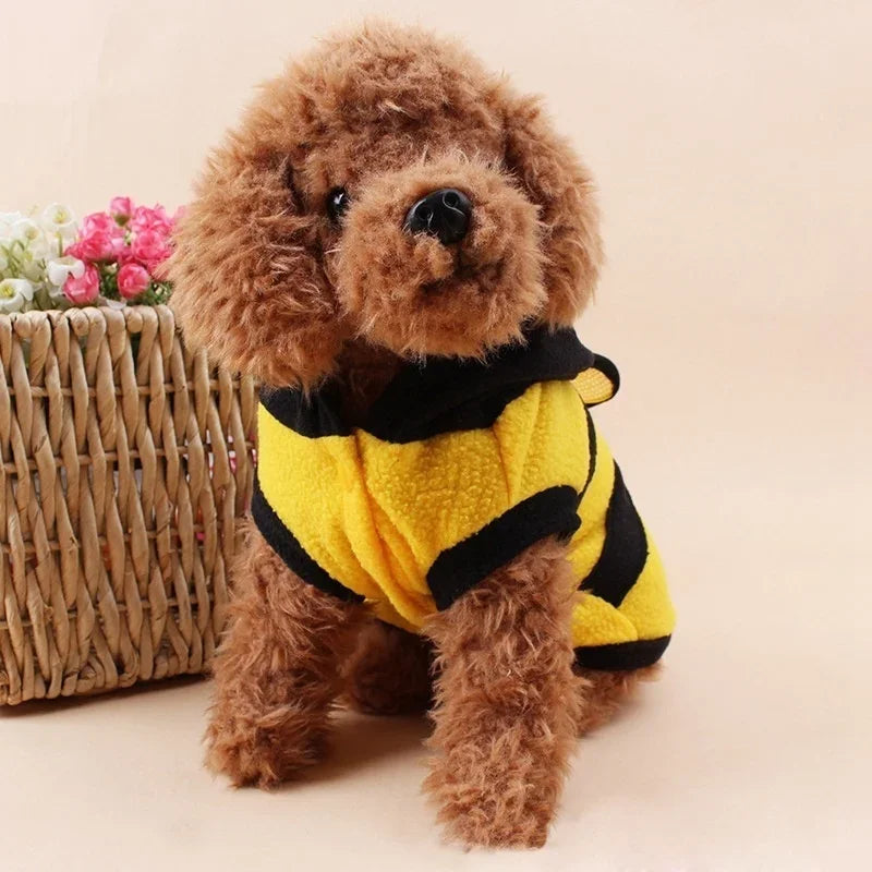 Bee Pet Puppy Coat Apparel Outfit