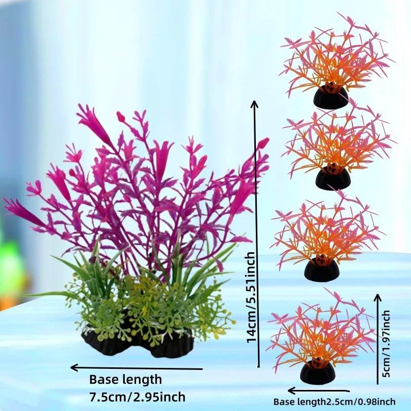 Aquarium Plants Ornaments Plastic Simulation