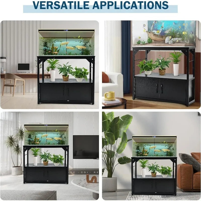 Aquarium Stand with Storage Cabinet