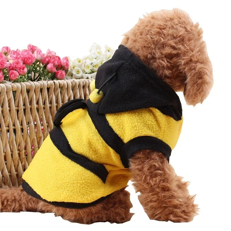 Bee Pet Puppy Coat Apparel Outfit