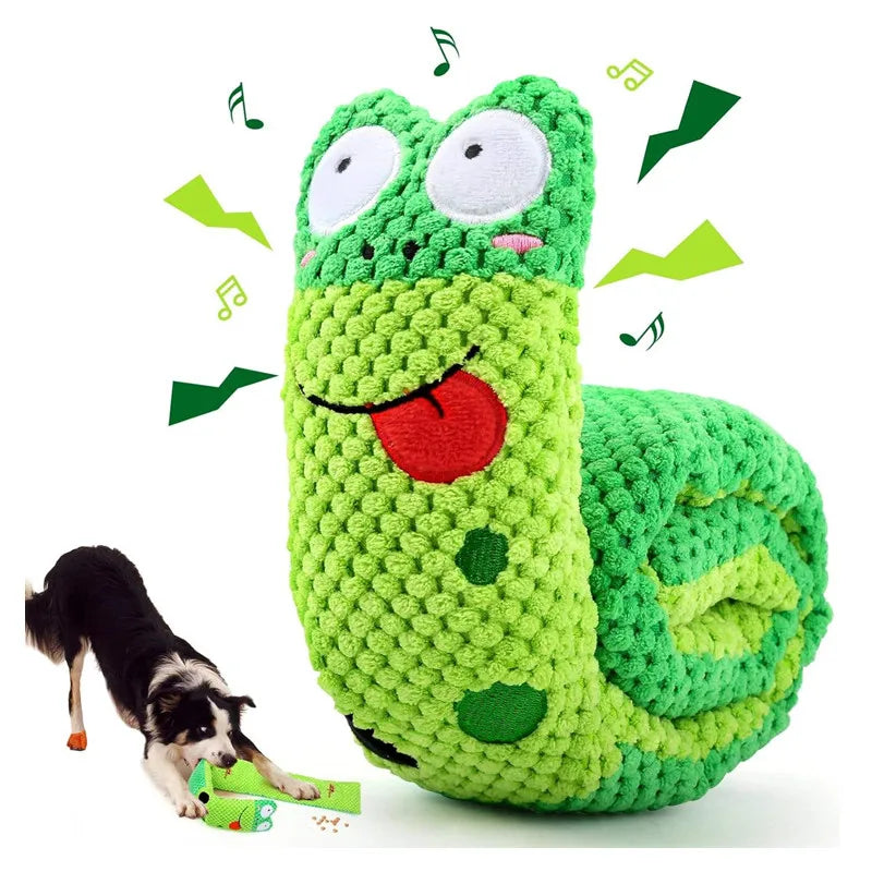 Interactive Plush Squeak Toy for Puppies & Dogs