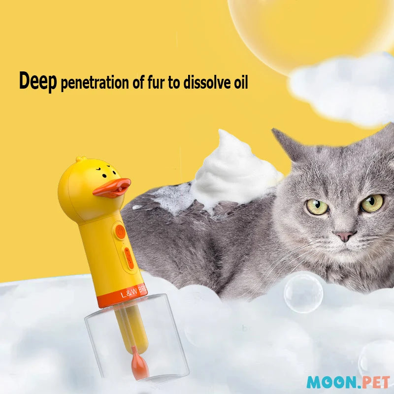 Yellow Duck Pet Cleaning Machine