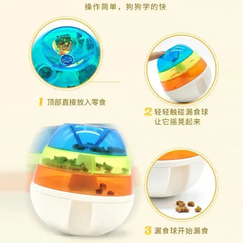 Safe Treat Dispensing Slow Feeder Pet Toy