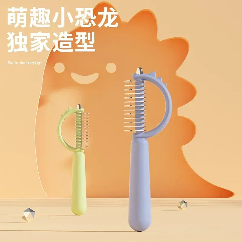 Hair Removal Comb for Dogs Cat Fur Detangler