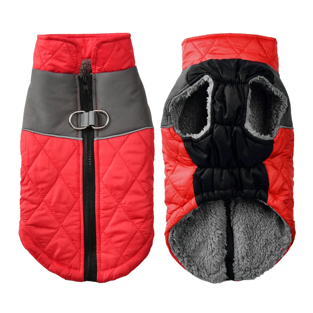 Winter Warm Fleece Jacket Dog Clothes