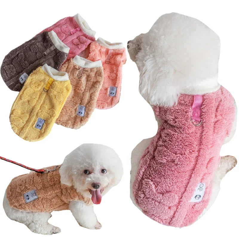 Fleece Warm Pet Coat Winter Dog Pullover