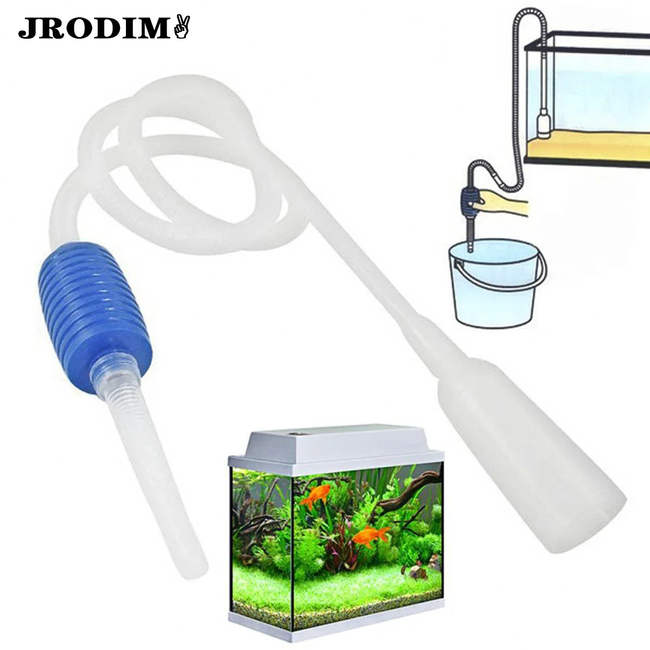 Semi-Automatic Aquarium Clean Vacuum