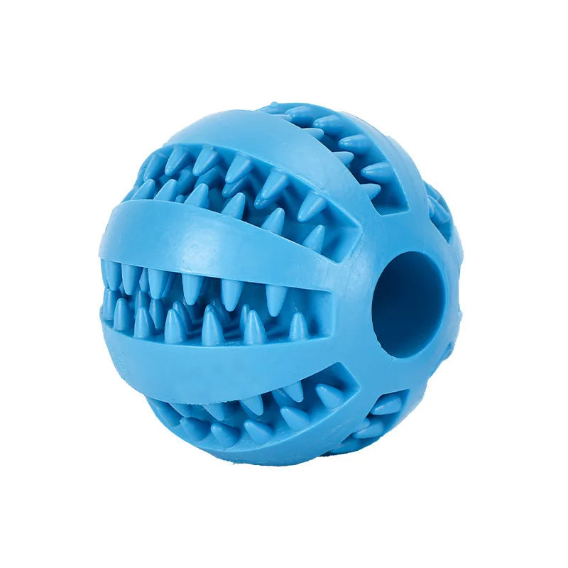 Interactive Rubber Chew & Treat Feeder Ball