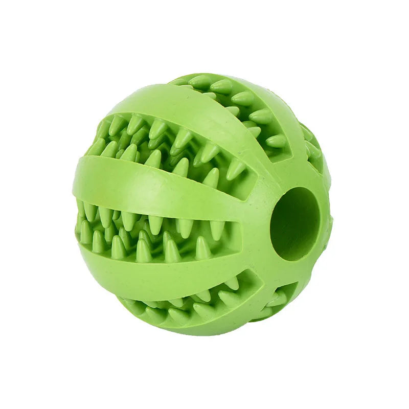 Interactive Rubber Chew & Treat Feeder Ball