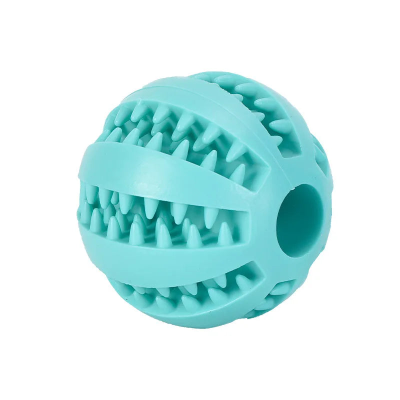 Interactive Rubber Chew & Treat Feeder Ball