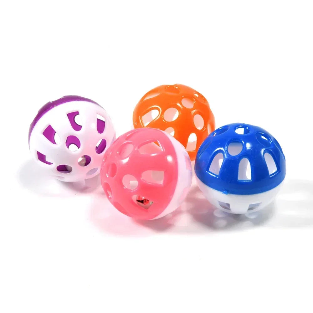 Colorful Hollow Rolling Bell Ball Bird Toy