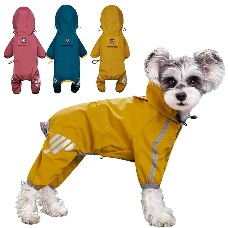 Reflective Waterproof Pet Clothes for Small & Medium Dogs